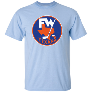 Fort Worth Texans, Hockey, CHL, Retro, 1970's, Throwback, Jersey Logo, T-shirt