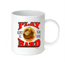 Load image into Gallery viewer, Coffee Cup Mug Travel 11 15 oz Sports Basketball Play Hard Respect All Fear None