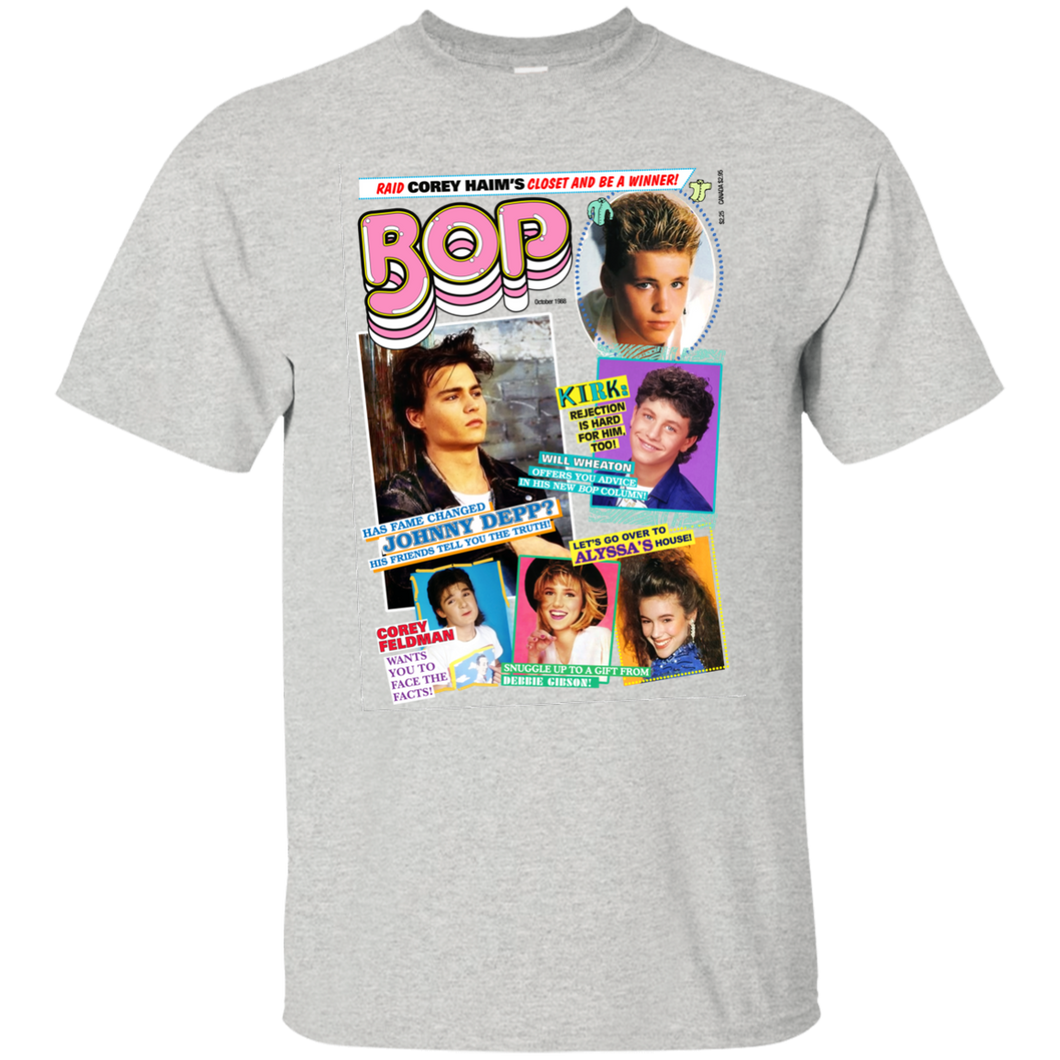 Bop, Magazine, Teen Beat, Tiger Beat, Retro, 1980's, G200 Gildan Ultra Cotton T-