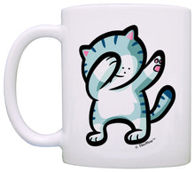 Load image into Gallery viewer, Funny Cat Mug Dabbing Cat Funny Meme Dance Rescue Cat Coffee Mug Tea Cup