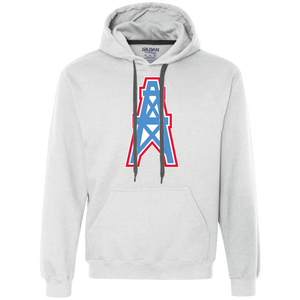 Houston Oilers Football - G925 Gildan Heavyweight Hoodie