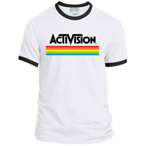 Activision, Retro, Logo, Video Game, Atari 2600, Ringer T-shirt