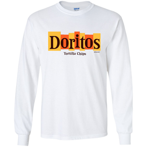 Doritos, Tortilla, chips, Cheese, Munchies G240 Gildan Long Sleeve T-Shirt