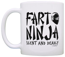 Load image into Gallery viewer, Dad Gifts from Daughter Fart Ninja Silent and Deadly Dad Coffee Mug Tea Cup