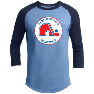 Quebec Nordiques, Retro, Hockey, Jersey, Logo, IHL, 1970'S, Seventies, 3/4 Sleev