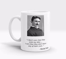 Load image into Gallery viewer, Nikola Tesla - Famous Scientist 11oz Ceramic Coffee or Tea Mug