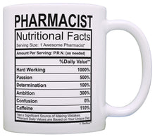 Load image into Gallery viewer, Pharmacist Gifts for Women Pharmacist Nutritional Facts Coffee Mug Tea Cup