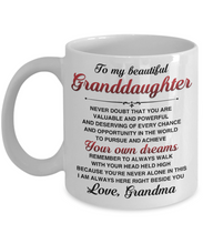 Load image into Gallery viewer, BEAUTIFUL GRANDDAUGHTER - 11oz Coffee Mug