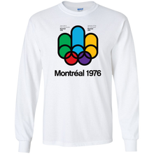 Load image into Gallery viewer, Montreal, 1976, Retro, Quebec, Canada - G240 Gildan Long Sleeve T-Shirt