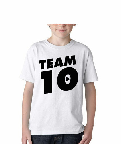 Team 10 T Shirt Kids youth Jake Paul Tie Dye legends Hidden 742 S Ten tee