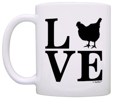 Load image into Gallery viewer, Barnyard Farm Animal Love Chickens Hens Barn Yard Coffee Mug Tea Cup