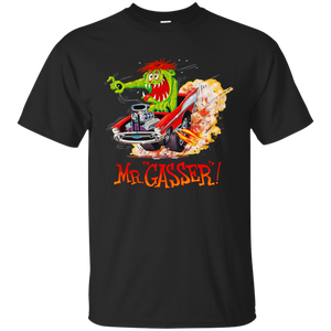 Mr. Gasser, T-Shirt, Hot Rod, Custom, Speed, Car, Kustom, G200 Gildan Ultra Cott