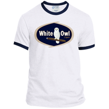 Load image into Gallery viewer, White, Owl, Retro, Cigar, Cigarello, Tobacco, Tobacconist, T-shirt