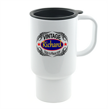 Load image into Gallery viewer, Coffee Cup Mug Travel 11 15 oz Richard Vintage Aged To Perfection