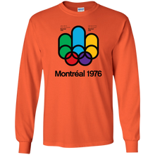 Load image into Gallery viewer, Montreal, 1976, Retro, Quebec, Canada - G240 Gildan Long Sleeve T-Shirt