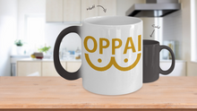 Load image into Gallery viewer, OPPAI Color Changing Mug Gift One Punch Man Saitama Anime Manga