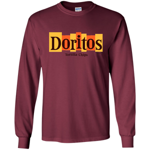 Doritos, Tortilla, chips, Cheese, Munchies G240 Gildan Long Sleeve T-Shirt