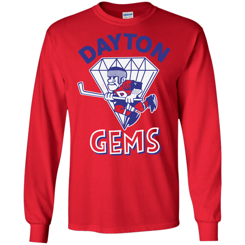 Dayton Gems, Retro, Hockey, 1970'S, 1980'S, Jersey Logo, Throwback, T-Shirt