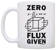 Load image into Gallery viewer, Science Nerd Gifts for Adults Zero Flux Given Gauss Law Coffee Mug Tea Cup