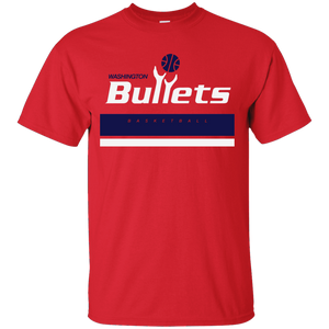 Washington, Bullets, Throwback, Basketball, Jersey, Logo, T-Shirt