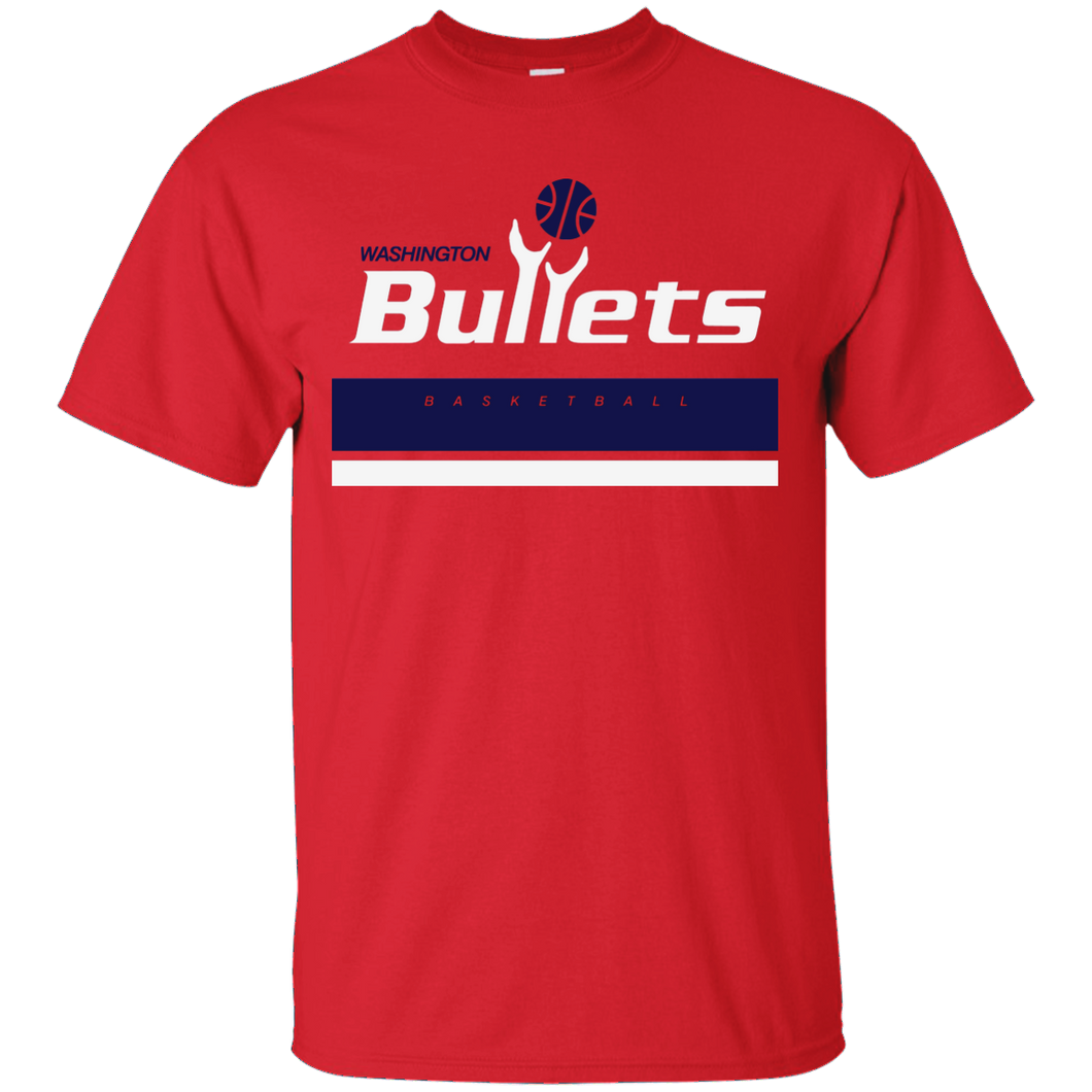 Washington, Bullets, Throwback, Basketball, Jersey, Logo, T-Shirt