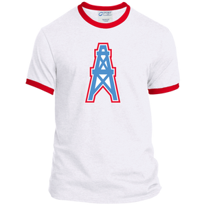 Houston Oilers - PC54R Port & Co. Ringer Tee