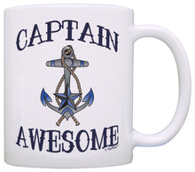 Load image into Gallery viewer, Sailing Nautical Captain Awesome Boating Anchor Coffee Mug Tea Cup