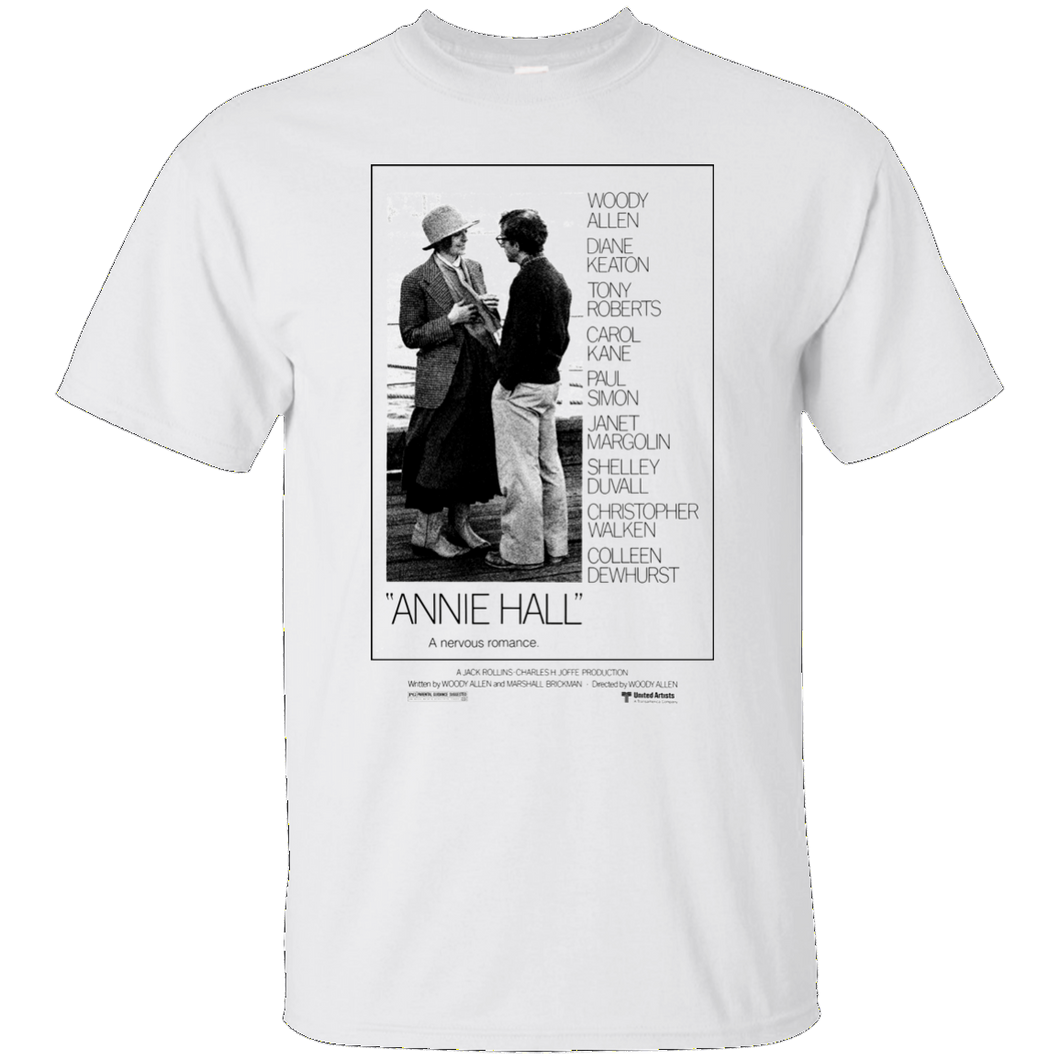 Annie Hall, Woody Allen, Diane Keaton, Retro, 1970's, Romantic Comedy, T-Shirt