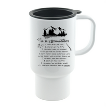Load image into Gallery viewer, Coffee Cup Mug Travel 11 15 oz The Hillbilly Country Ten 10 Commandments