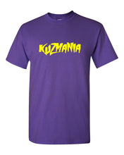 Load image into Gallery viewer, Kuzmania Men's Heavy Cotton T-Shirt Kuzma Tee New - Purple w/ Yellow