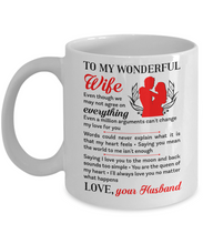 Load image into Gallery viewer, To My Wonderful Wife - Coffee Cup