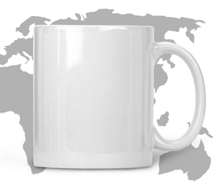 12 Personalized 11oz Coffee or Tea Mug White Custom Photo, Text or Logo