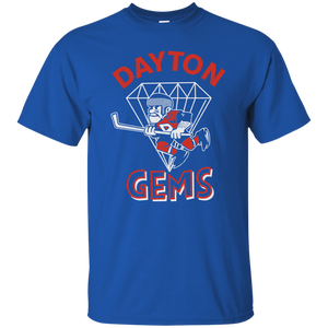 Datyon, Gems, Retro, Hockey, 1970'S, IHL, Jersey Logo, Throwback, T-Shirt