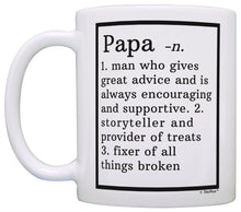 Load image into Gallery viewer, Funny Papa Gifts Papa Grandpa Definition Fathers Day Gifts Coffee Mug Tea Cup