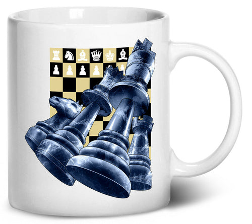 Tenacitee Chess Pieces Coffee Mug, 11oz, White