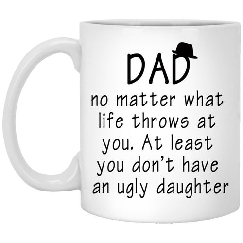 Funny Coffee Mug For Dad From Daughter - Father Daughter Mug Best Birthday Gift