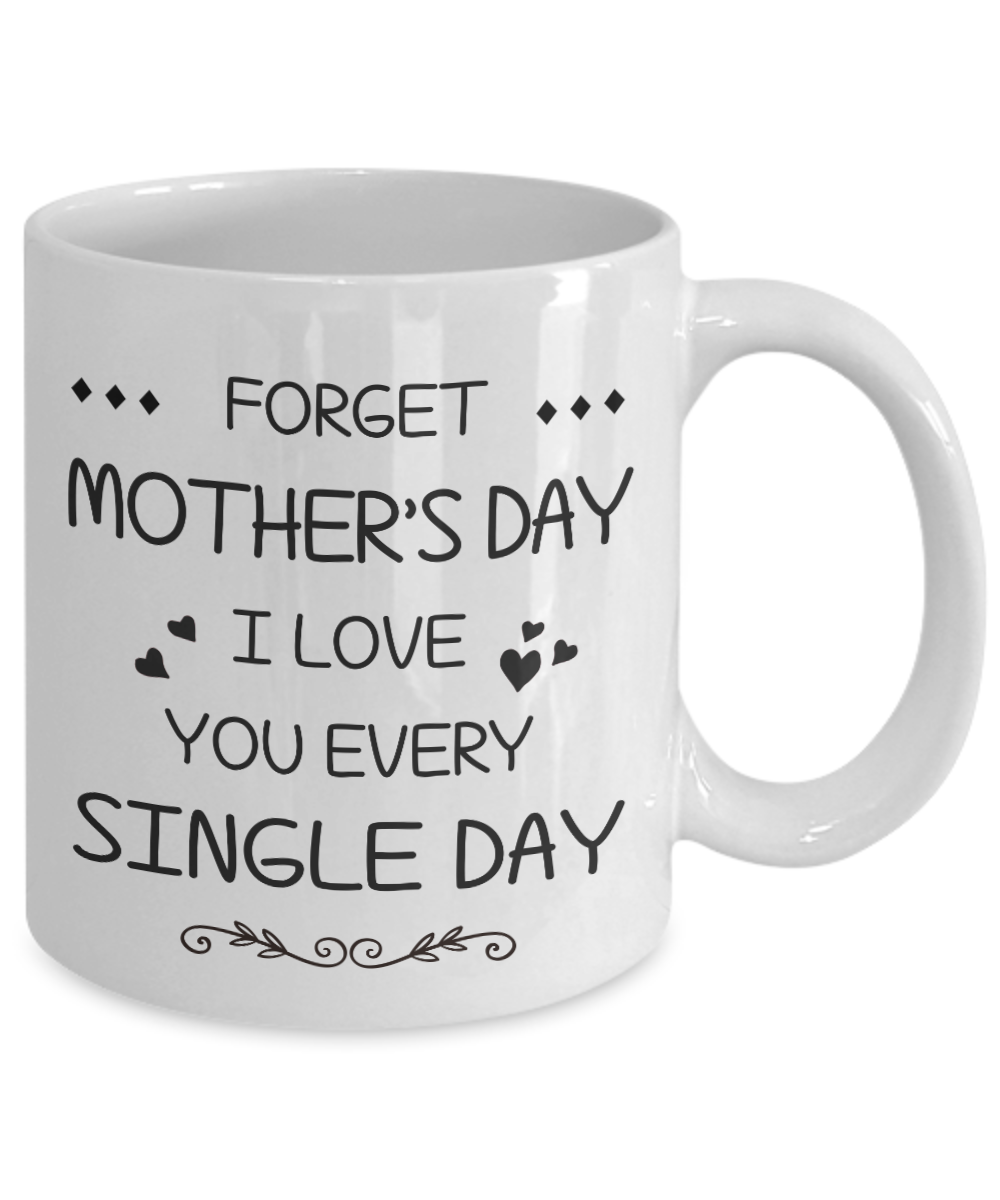 I Love My Mom Coffee Mug Funny 11oz Mothers Day Cup Best Gift For Mommy m36