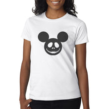 Load image into Gallery viewer, Mickey Mouse Skeleton Face T-Shirt - Mens/Womens - Halloween Tshirt - Costume