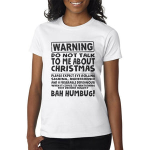 Bah Humbug Christmas-a-holic - Mens/Womens Funny T-Shirt - Love Hate Xmas