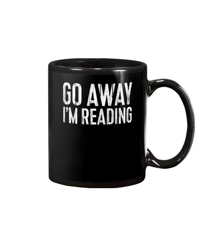 Go Away I'M Reading Ceramic Coffee Mug 11 Oz Funny Tea Gift Cup