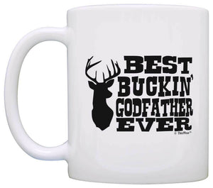 Godfather Gifts Best Buckin' Godfather Ever Country Hunter Coffee Mug Tea Cup