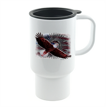 Load image into Gallery viewer, Coffee Cup Mug Travel 11 15 oz Soaring American Eagle Patriotic