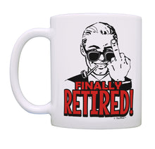 Load image into Gallery viewer, Retiree Gifts for Men Finally Retired Mug Funny Retirement Coffee Mug Tea Cup