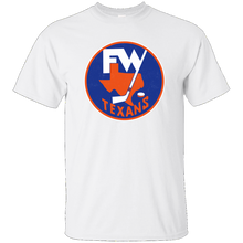 Load image into Gallery viewer, Fort Worth Texans, Hockey, CHL, Retro, 1970&#39;s, Throwback, Jersey Logo, T-shirt