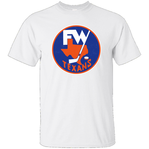 Fort Worth Texans, Hockey, CHL, Retro, 1970's, Throwback, Jersey Logo, T-shirt