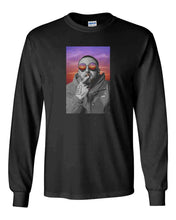 Load image into Gallery viewer, MAC MILLER SWIMMING MEN&#39;S LONG SLEEVE HEAVY COTTON T-SHIRT TEE NEW - BLACK