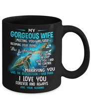 Load image into Gallery viewer, Husband Wife Coffee Mug Women Tea Cup Gift Meeting You Was Fate I Love You