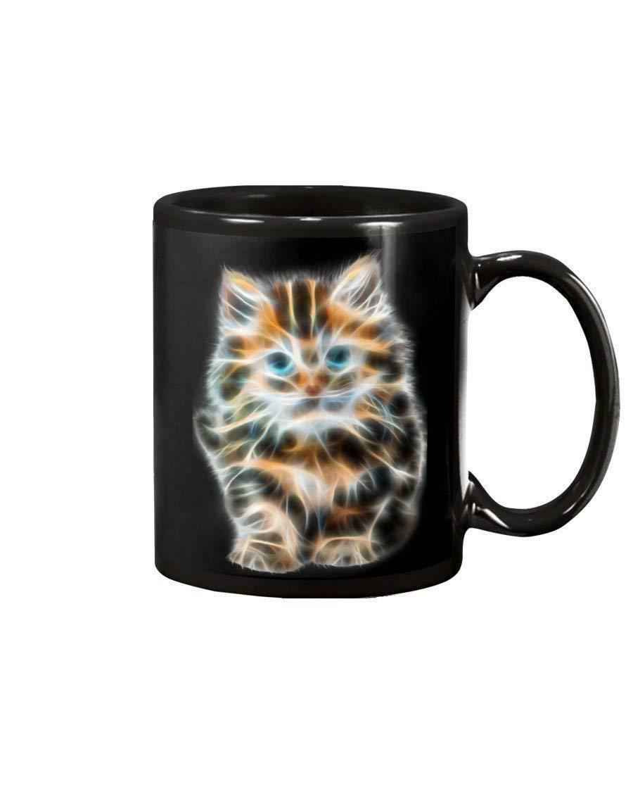 I Love My Cat Coffee Mug 11 oz Ceramic Funny Tea Gift Mug Cup