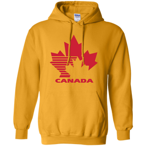 Team Canada, Retro, 80's, Hockey, Logo, Jersey, G185 Gildan Pullover Hoodie 8 oz