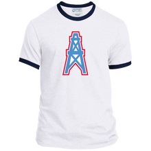 Load image into Gallery viewer, Houston Oilers - PC54R Port &amp; Co. Ringer Tee